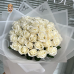 200 Rose Galaxy Bouquet White Rose