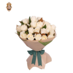 20 Rose Korean Bouquet White Rose