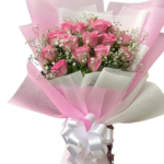 14 Rose Korean Bouquet Pink Jumalia Rose