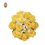 5 Rose Bouquet with Gypso Yellow Rose