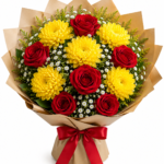 5 Red Rose + 5 Guldawri Yellow Bouquet