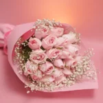 14 Rose Korean Bouquet Pink Baby Rose